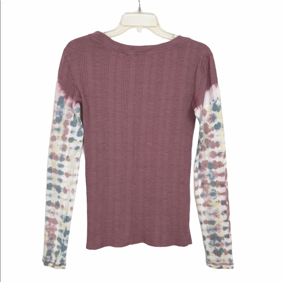 Free People Big Sur Long Sleeve T-Shirt Misty Size Small - Picture 4 of 7